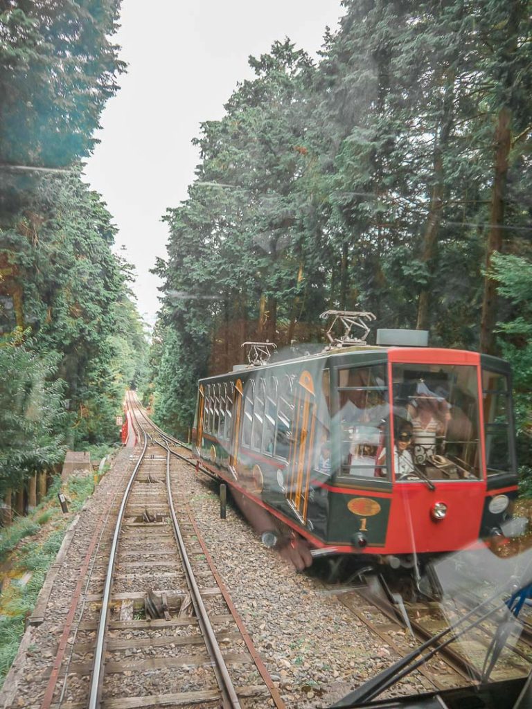 日本第一的坂本纜車