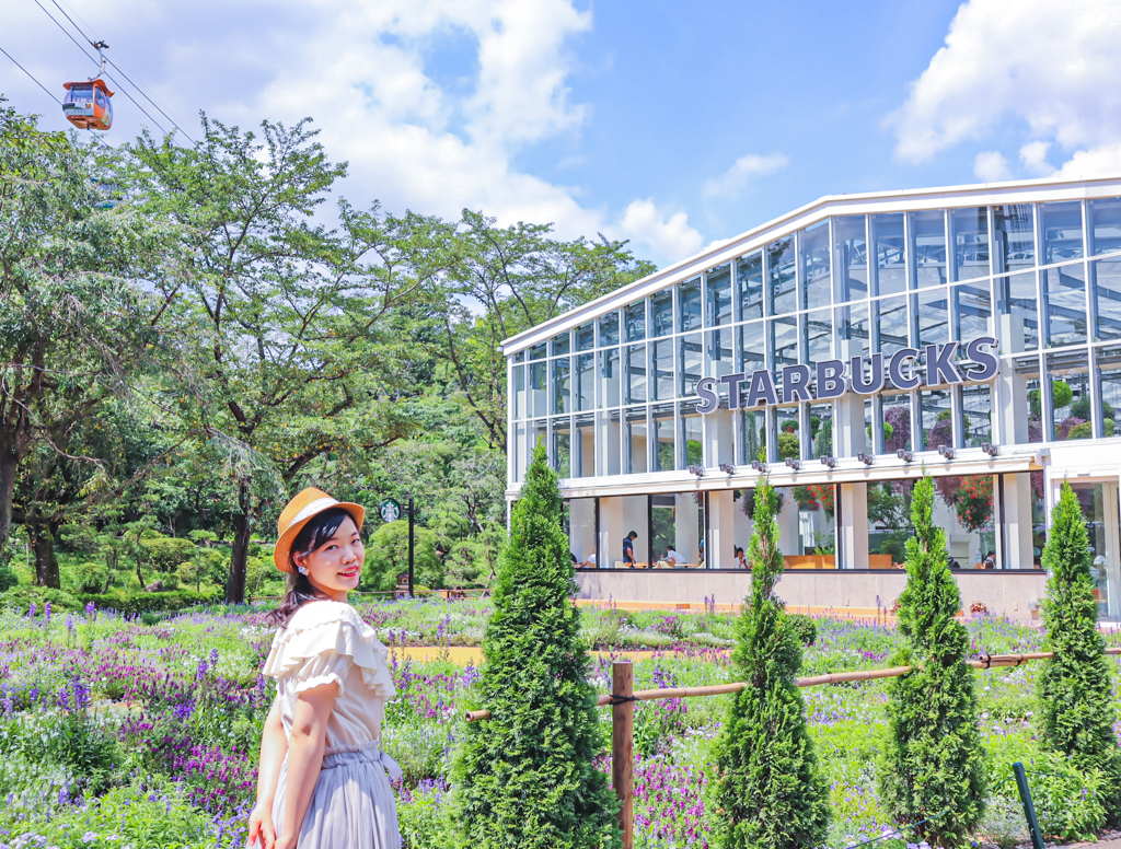 日本首間花室星巴克！東京近郊新景點「HANA・BIYORI」未來體感植物園